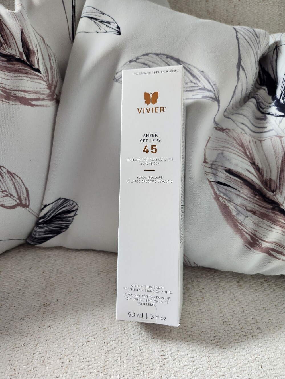 Vivier Sheer 45 Broad Spectrum UVA/UVB Sunscreen